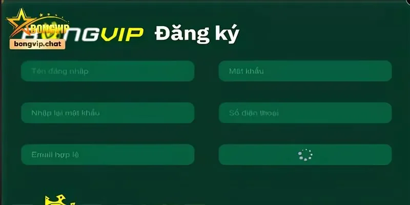 Hướng dẫn đăng ký BONGVIP